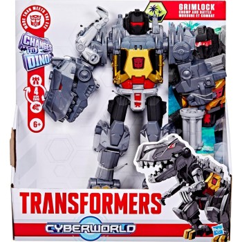 Hasbro Transformers Cyberworld Grimlock Chomp And Battle Action Figure G0748 5010996319166