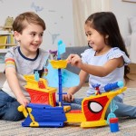 Hasbro Spiderman Spidey And His Amazing Friends  Water-Webs Webs Ahoy Bubble Pirate Ship Toy G0666 5010996281357