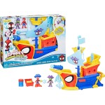Hasbro Spiderman Spidey And His Amazing Friends  Water-Webs Webs Ahoy Bubble Pirate Ship Toy G0666 5010996281357