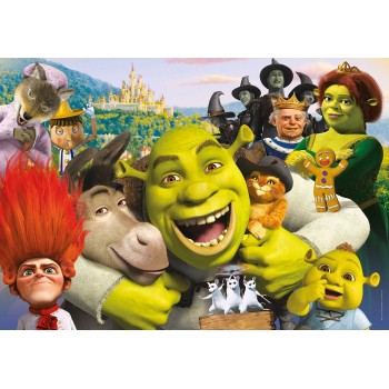 Clementoni Παζλ 24Τμχ MAXI Super Color Shrek 1200-24046 8005125240463