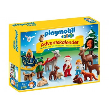 Playmobil Χριστουγεννιάτικο Ημερολόγιο 123 Χριστούγεννα Στο Δάσος 5497 4008789054975