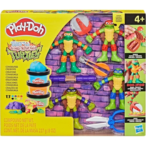 Hasbro Play-Doh Teenage Mutant Ninja Turtles Cowabunga Creation Playset G0556 5010996308955