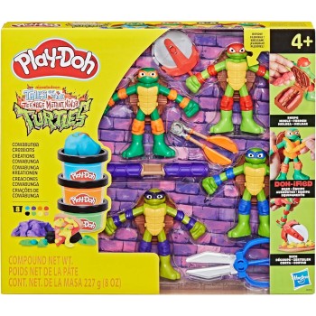 Hasbro Play-Doh Teenage Mutant Ninja Turtles Cowabunga Creation Playset G0556 5010996308955