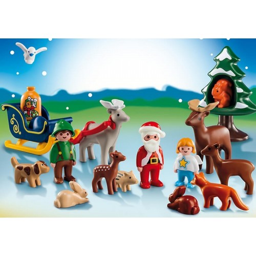 Playmobil Χριστουγεννιάτικο Ημερολόγιο 123 Χριστούγεννα Στο Δάσος 5497 4008789054975