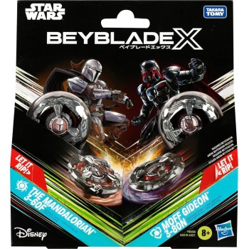 Hasbro Beyblade X And  Wars Collab The Mandalorian 3-60F Vs. Moff Gideon 3-80N Mul G0279 / F9589 5010996257130