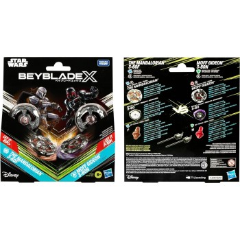 Hasbro Beyblade X And  Wars Collab The Mandalorian 3-60F Vs. Moff Gideon 3-80N G0279 / F9589 5010996257130