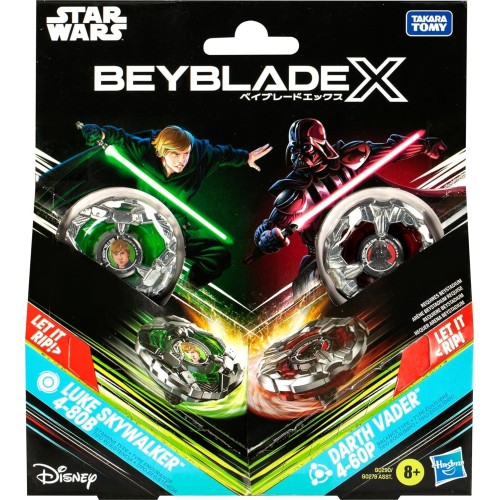 Hasbro Beyblade X And Star Wars Collab Luke Skywalker 4-80B Vs. Darth Vader 4-60B Mult G0279 / G0290 5010996257147