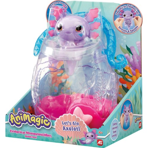 As company Animagic Water Figure Lets Glo Axolotl Aquarium With Bourbags for 4+ Years 1863-34848 8720077348486