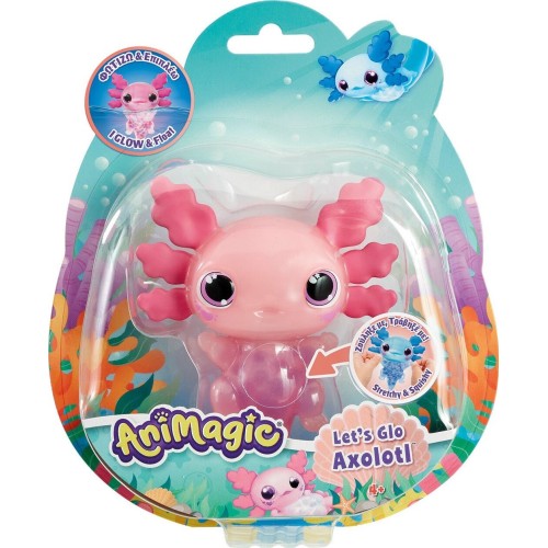 As company Animagic Water Figure Lets Glo Axolotl for 4+ Years 1863-34847 8720077348479