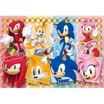 Clementoni Sonic The Hedgehog Maxi Super Color Sonic 60 pcs Puzzles ...