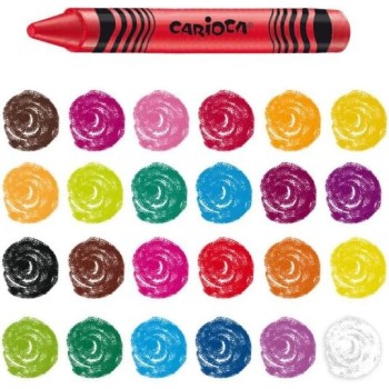 CARIOCA Wax Maxi Tube 50 Pcs C42388 8003511423889