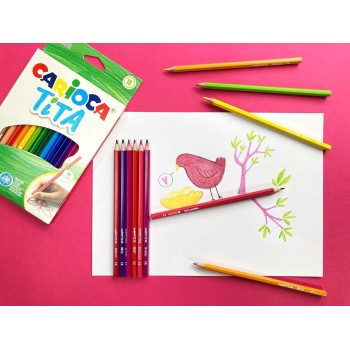 CARIOCA Μολύβια Tita Cube 50 Pcs C42872 8003511428723