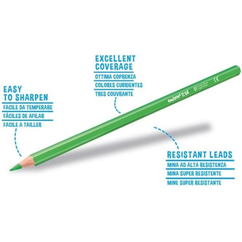 CARIOCA Pencils Tita Cube 50 Pcs C42872 8003511428723