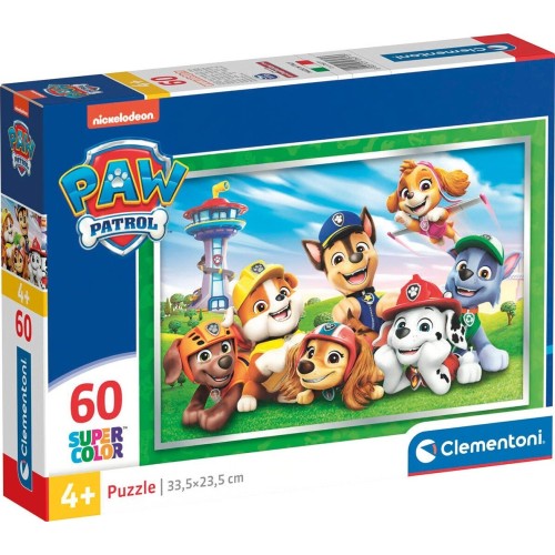 Clementoni Children's Super Color Nickelodeon Paw Patrol 60 pcs 1200 ...