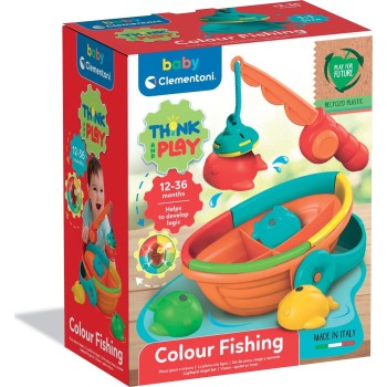 Baby Clementoni Baby Fishing Set Of Recycled Materials For 12-36 Months 1000-17513 8005125175130