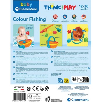 Baby Clementoni Baby Fishing Set Of Recycled Materials For 12-36 Months 1000-17513 8005125175130