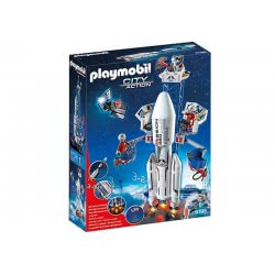 Playmobil Διαστημικός Πύραυλος Με Βάση Εκτόξευσης 6195 4008789061959