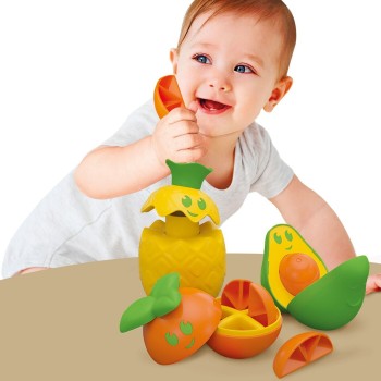 Baby Clementoni Baby Fruit Set Of Recycled Ingredients For 12-36 Months 1000-17512 8005125175123