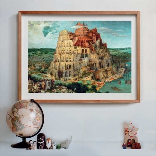 Clementoni παζλ museum collection bruegel: ο πύργος της βαβέλ 1500 τμχ - compact box 1220-31738 8005125317387