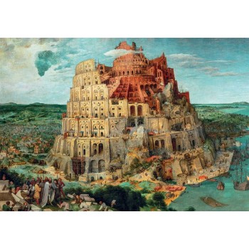 Clementoni παζλ museum collection bruegel: ο πύργος της βαβέλ 1500 τμχ - compact box 1220-31738 8005125317387