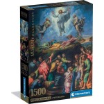 Clementoni παζλ museum collection raphael: η μεταμόρφωση 1500 τμχ - compact box 1220-31739 8005125317394