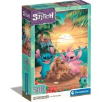 Clementoni High Quality Collection Disney Stitch 500 pcs - Compact Box 1220-35547 8005125355471