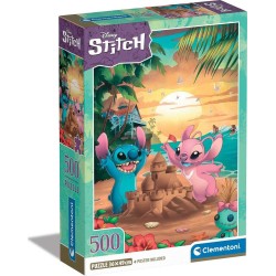 Clementoni παζλ high quality collection disney stitch 500 τμχ - compact box 1220-35547 8005125355471