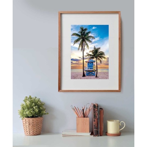 Clementoni High Quality Collection Puzzle Miami Beach in Florida 500 pcs - Compact box 1220-35574 8005125355747