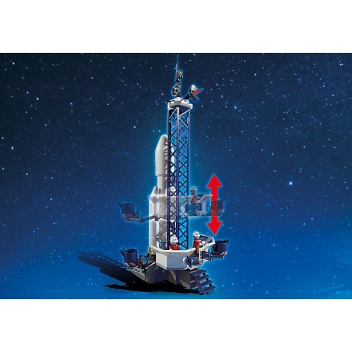 Playmobil Διαστημικός Πύραυλος Με Βάση Εκτόξευσης 6195 4008789061959