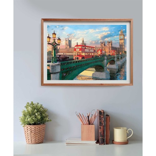 Clementoni High Quality Collection Puzzle The Westminister 500 pcs Bridge - Compact Box 1220-35575 8005125355754