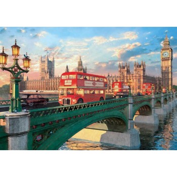 Clementoni High Quality Collection Puzzle The Westminister 500 pcs Bridge - Compact Box 1220-35575 8005125355754