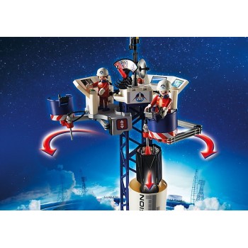 Playmobil Διαστημικός Πύραυλος Με Βάση Εκτόξευσης 6195 4008789061959