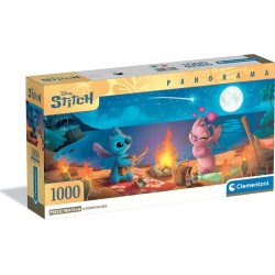 Clementoni Pazl Panorama High Quality Collection Disney Stitch 1000 pcs - Compact Box 1220-37061 8005125370610