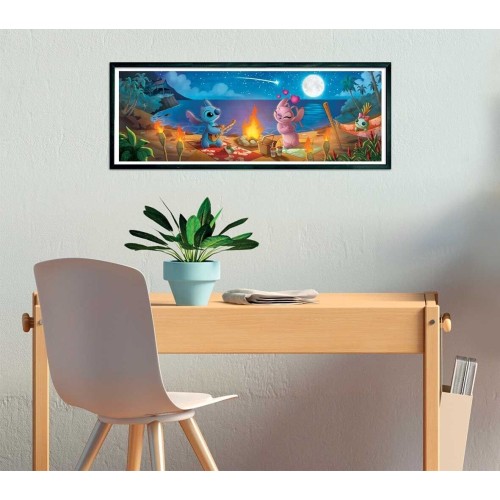 Clementoni Pazl Panorama High Quality Collection Disney Stitch 1000 pcs - Compact Box 1220-37061 8005125370610