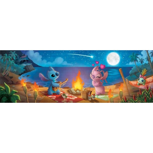 Clementoni Pazl Panorama High Quality Collection Disney Stitch 1000 pcs - Compact Box 1220-37061 8005125370610