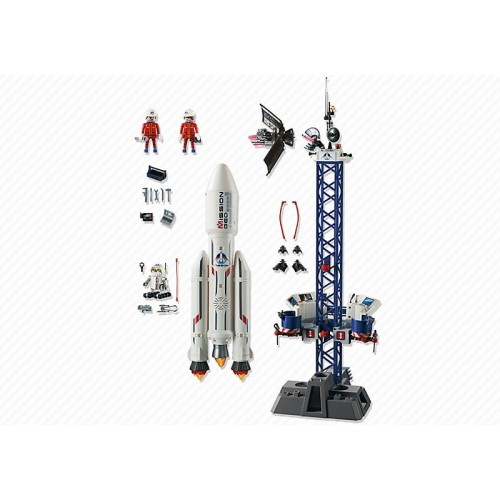 Playmobil Διαστημικός Πύραυλος Με Βάση Εκτόξευσης 6195 4008789061959