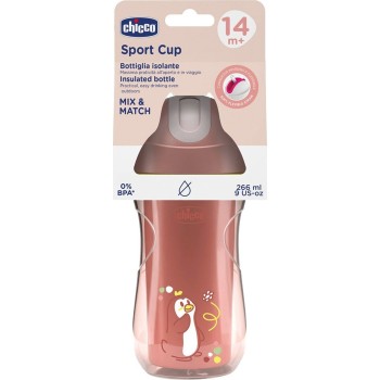 Chicco ποτηράκι sport ροζ για 14+ μηνών F04-06991-15 8058664180721