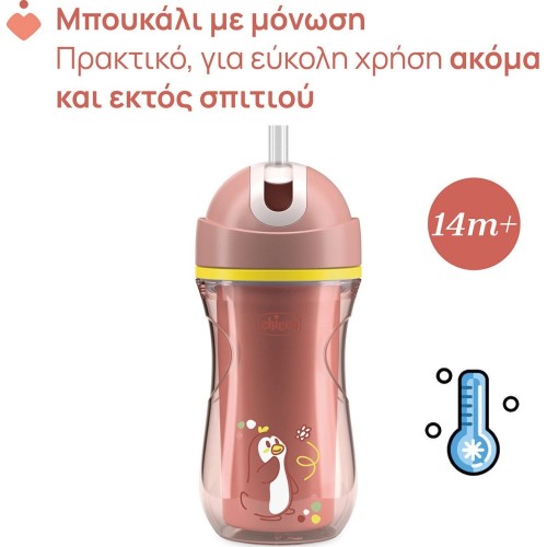 Chicco ποτηράκι sport ροζ για 14+ μηνών F04-06991-15 8058664180721