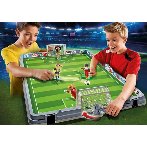 Playmobil Μεγάλο Γήπεδο Ποδοσφαίρου-Βαλιτσάκι 6857 4008789068576