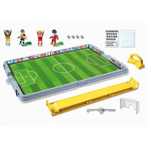Playmobil Μεγάλο Γήπεδο Ποδοσφαίρου-Βαλιτσάκι 6857 4008789068576