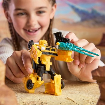 Hasbro Transformers Cyberworld Armored Cyber Changers Bumblebee Action Figure G0747 / G1045 5010996319791