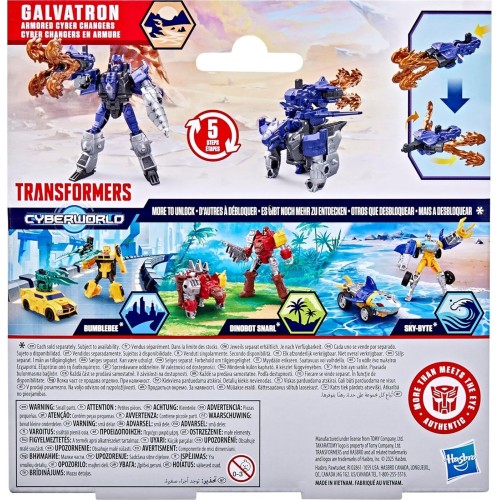 Hasbro Transformers Cyberworld Armored Cyber Changers Galvatron G0747 / G1052 5010996319784