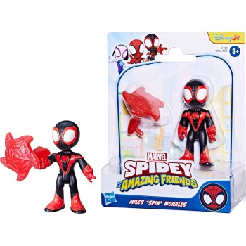Hasbro Spiderman Spidey And His Amazing Friends Miles Spin Morales Με Αξεσουάρ G0661 / G1459 5010996280138