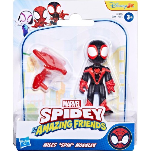 Hasbro Spiderman Spidey And His Amazing Friends Miles Spin Morales Με Αξεσουάρ G0661 / G1459 5010996280138
