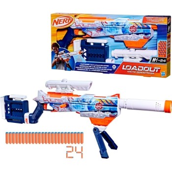 Hasbro Nerf Loadout Arctic Zerostriker Blaster and N1 Darts G1763 5010996347138