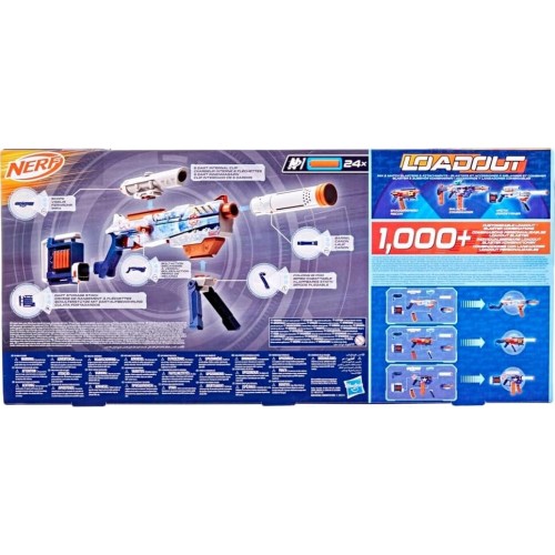 Hasbro Nerf Loadout Arctic Zerostriker Blaster and N1 Darts G1763 5010996347138