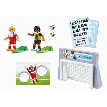 Playmobil Σετ Εξάσκησης Ποδοσφαιριστών 6858 4008789068583