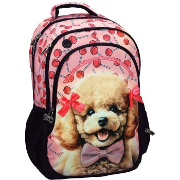 back me up bmu Backpack Oval Love Poodle 357-21031 5204549173040