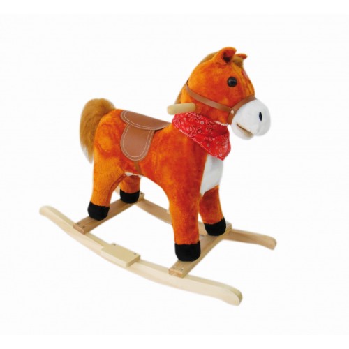 Toys-shop Choice B/O Κουνιστό Ξύλινο Αλογάκι Με Ήχους Αλόγου JB049904 6990416499045