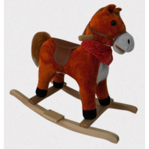 Toys-shop Choice B/O Κουνιστό Ξύλινο Αλογάκι Με Ήχους Αλόγου JB049904 6990416499045